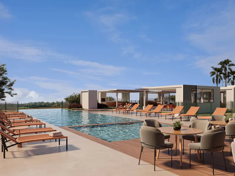 Piscina e deck — Viva Juara